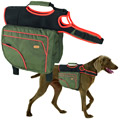 Authentic Dog Sport multifunction saddlebag green/orange