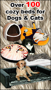 Over 100 cozy beds for dogs and cats!