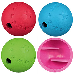 Dog Activity Snack Ball Natural Rubber