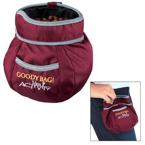 Dog Activity Goody Bag Snack Bag - Red