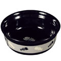 Ceramic Bowl With Fishbone-Motif