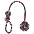 Playing Rope with Woven-in Ball - 50 x 7cm