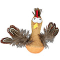 Steh-auf-Huhn mit Federn und Sound, Plüsch